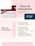 Clases de Testamentos