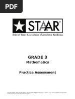 2023 Staar Redesign 3 Math Practice Test