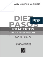 Diez Pasos Practicos para Interpretar La Biblia Primeras Paginas