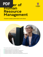 UNSW Master HR Management