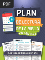 Plan de Lectura de La Biblia 365 Dias