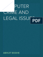 Computer Crime and Legal Issues Digital Forensics