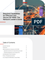 Ebook Required Capabilities For Effective and Secure SD Wan The Network Leader S Guide