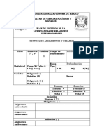 Control de Armamentos y Desarme