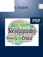 Socialinguistic