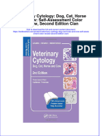 (Download PDF) Veterinary Cytology Dog Cat Horse and Cow Self Assessment Color Review Second Edition Cian Online Ebook All Chapter PDF