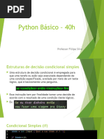 Aula - Python Intermediário - EFG - 40h