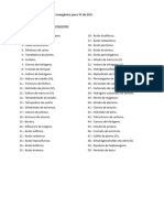 (R3) Ejercicios de Formulación Inorgánica para 3º de ESO