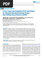 A Very Large-Scale Integration VLSI Chip Design For Abnormal Heartbeat Detection Using A Data-Shifting Neural Network DSNN