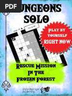 Dungeons Solo 2 Rescue Mission in Frozen Forest