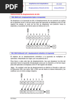 Desplazamiento y Rotacion de Bits