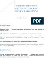 Problemas Habituais Relacionados Ao RN e Acriança Na APS