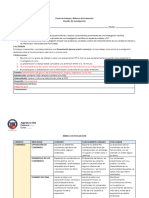 Pauta de Trabajo y Rubrica de Evaluación Presentación de Investigación STEM