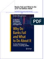 (Download PDF) Why Do Banks Fail and What To Do About It 1St Edition Abidi Online Ebook All Chapter PDF