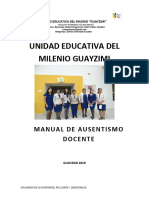 Manual de Ausentismo Docente.2019