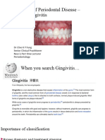 Classification of Periodontal Diseases Gingivitis 2024