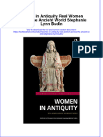 (Download PDF) Women in Antiquity Real Women Across The Ancient World Stephanie Lynn Budin Online Ebook All Chapter PDF