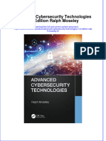 Ebook Advanced Cybersecurity Technologies 1St Edition Ralph Moseley 2 Online PDF All Chapter