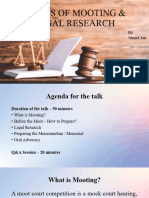 Basics of Mooting & Legal Research