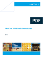 Mincom LinkOne WinView Release Notes