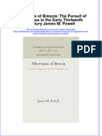 Albertanus of Brescia The Pursuit of Happiness in The Early Thirteenth Century James M Powell Online Ebook Texxtbook Full Chapter PDF