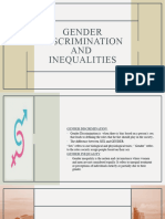 Gender Discrimination and Inequalities