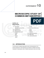 Microscopic Studies of Metamorphic Rocks