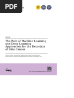 The Role of Machine Learning and Deep Learning Approaches For The Detection of Skin Cancer