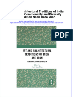 Ebook Art and Architectural Traditions of India and Iran Commonality and Diversity 1St Edition Nasir Raza Khan Online PDF All Chapter