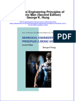 Biomedical Engineering Principles of The Bionic Man Second Edition George K Hung Online Ebook Texxtbook Full Chapter PDF