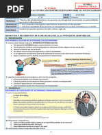 SESION DE APRENDIZAJE Valoramos A Las Personas Con Discapacidad