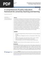 AI Policy Education ChatGPT Policy in HE