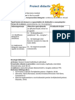 Proiect Didactic: de Comunicare