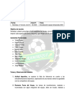 Acta 02-2023 Reunion Selección Unión Ramiriquí FC