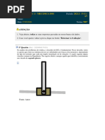 Prova AV 1 ESTACIO 2021 Mecânica Dos Solidos