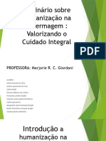 Seminário Sobre Humanização Na Enfermagem