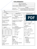 Fiche de Préparation Du Puissance 2