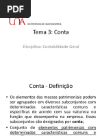 Tema 3 - Principios Contabilisticos e Conta