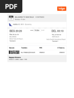 Flight Ticket Prabhleen Kaur Belgrade To New Delhi