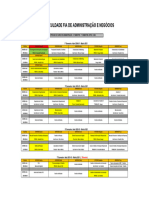 Calendário de Provas - 2° Bimestre 1°2024-1