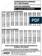 D01 - PIRAQUARA-SANTOS ANDRADE (Via T. SÃO ROQUE - Horários DU 05.02.2024)