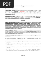 Contrato de Prestacion de Servicio Festejamos