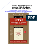 Ebook Crisc Certified in Risk and Information Systems Control All in One Exam Guide Second Edition Peter Gregory Online PDF All Chapter