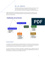 Clasificacion de Las Ciencias