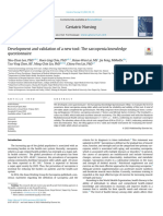 2023 - Development and Validation of A New Tool The Sarcopenia Knowledge Questionnaire