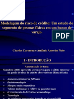 Modelagem Do Risco de Crédito Um Estudo Do Segmento de Pessoas Físicas em Um Banco de Varejo