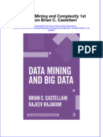 Ebook Big Data Mining and Complexity 1St Edition Brian C Castellani Online PDF All Chapter