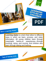 Learning Styles of Children