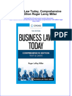 Ebook Business Law Today Comprehensive 13Th Edition Roger Leroy Miller Online PDF All Chapter