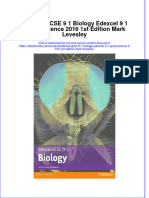 Ebook Edexcel Gcse 9 1 Biology Edexcel 9 1 Gcse Science 2016 1St Edition Mark Levesley Online PDF All Chapter